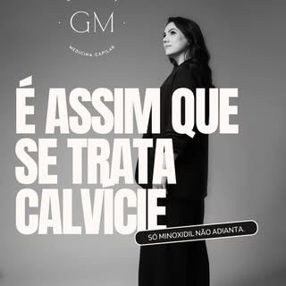Se você acha que apenas o uso de minoxidil é suficiente para tratar calvície, atenção!

Ele é só uma