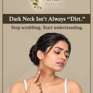 Dark neck isn’t always “dirt.” 🚨

If your neck looks darker, scrubbing harder may not be the soluti