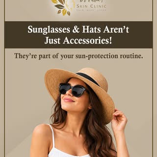 ☀️ Sunglasses and hats are more than just accessories!

They are an important part of your sun-prote