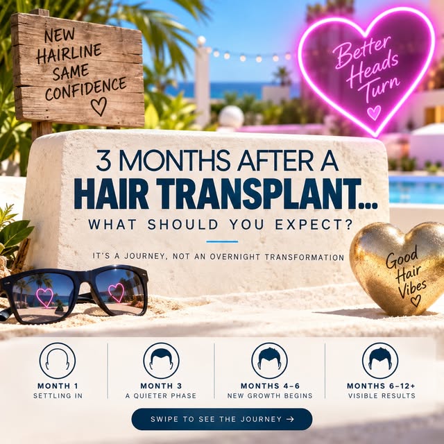 Three months after a hair transplant… should you be seeing the final result? 👀

Love Island's Ronni