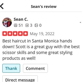 Always a bonus to get the positive hair reviews and keep the cool hair mojo .
 
Yelp and Google keep
