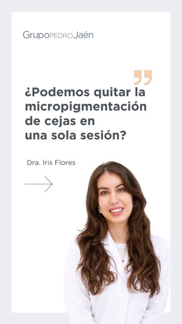 Eliminar una micropigmentación de cejas que ha quedado mal o que se ha degradado con el paso del tie