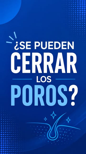 Te han mentido por años: los poros no se pueden cerrar. 😮 Pero sí podemos hacer que se vean mucho m