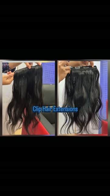 Instant length, zero commitment! ✨ See how our Premium Clip-In Extensions add volume and length in s
