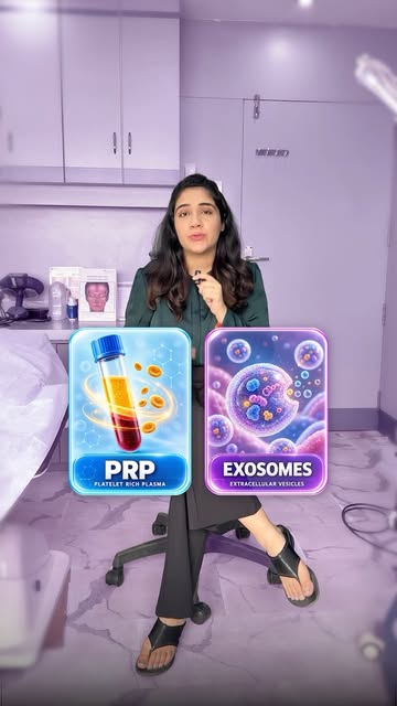 PRP or Exosomes — which one should you choose? 🧬✨

A quick breakdown of the key differences and whi