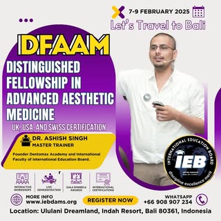 Join us for the Distinguished Fellowship in Advanced Aesthetic Medicine (DFAAM) this February 7-9, 2