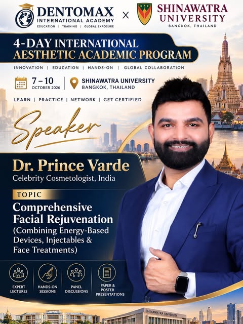 🇮🇳 From India to Bangkok — taking aesthetic expertise to the global stage! 🇹🇭

Honoured to be in