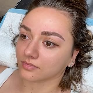 No, it’s not brow lamination or microblading ⤵️

This is actually a combo of two permanent makeup te