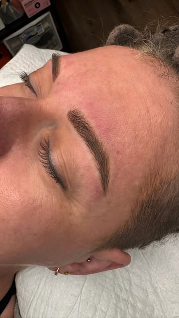 Sometimes the best new brows start with removing the old ones.

This client came to me with old perm