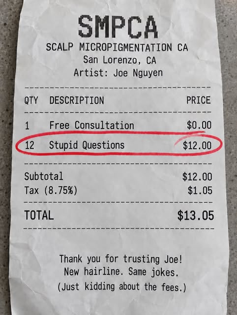 Free consultations and financing available. All jokes aside. Message me to learn more.  #smp #scalpm