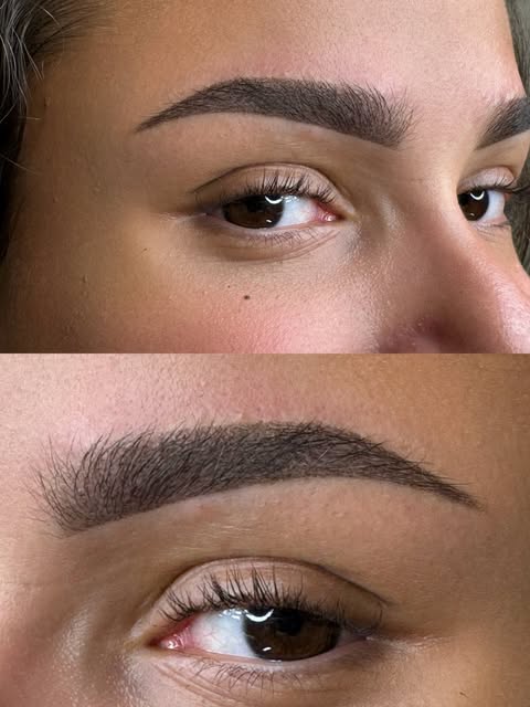 Just beautifully designed brows that blend with her natural hair and enhance what she already has. ✨
