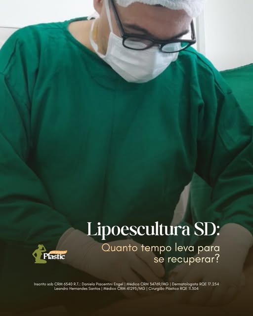 Essa é uma das dúvidas mais comuns de quem pensa em realizar uma lipoescultura SD.

✨ A recuperação 