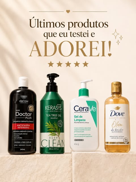 Eu amo testar produtos e vocês sabem …
Esses são meus últimos preferidos 

Drª Susan Lorenzato 
CRM/