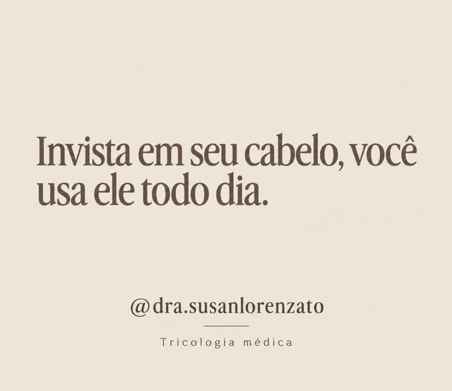 Seu cabelo faz parte da sua rotina todos os dias. Então, por que os cuidados com ele ficariam em seg