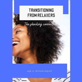 We assist women with Afro hair transitioning from relaxers (growing out the processed/chemically tre