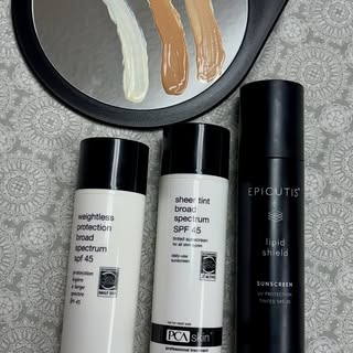 These are some of my favorite SPF’s to use on clients! Whether you like tinted or sheer, SPF is alwa
