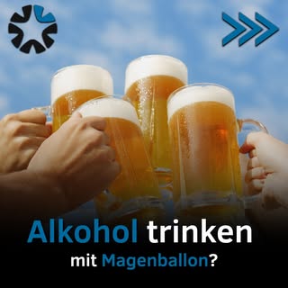 „Alkohol mit Magenballon – ist das erlaubt?“ 🍷🎈

Diese Frage bekommen wir sehr oft. Schließlich mö