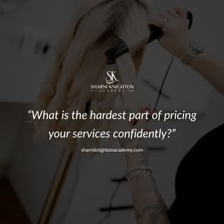 Many talented stylists undercharge because they focus only on time.

But pricing should also reflect