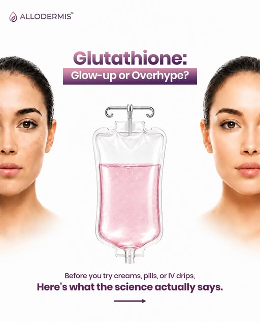 Glutathione = Glow-Up? Or just Hype?

Creams. Pills. IV drips.
Before you chase the glow, know the t