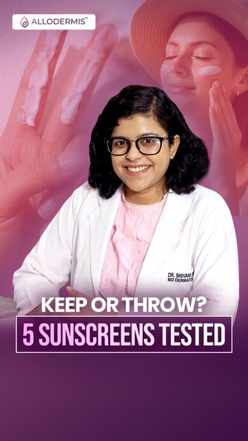 KEEP or THROW? Your sunscreen shelf is getting a reality check.

5 popular sunscreens. Only some mad