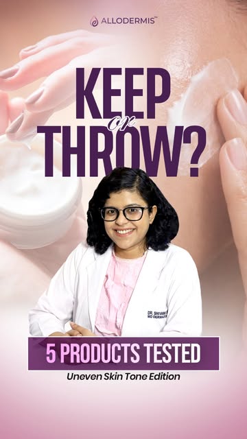 KEEP or THROW? | Uneven Skin Tone Edition

Not everything marketed for “fairness” belongs in your sk