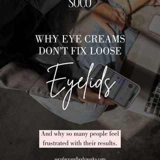 Eye creams aren’t useless.
But they’re also not designed to fix skin laxity.
Most products target hy