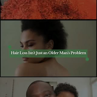 A 26-year-old with a widening parting.......

A nine-year-old and her mum, who's more scared than sh