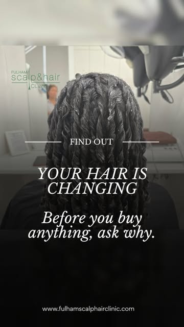 Your hair doesn’t exist separately from you.
 
 When something changes, the answer isn’t always anot