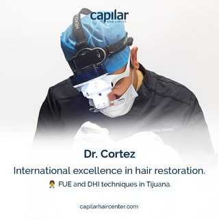 International excellence in Tijuana: Meet Dr. Cortez. 👨‍⚕️

🇲🇽 A specialist in FUE and DHI techni