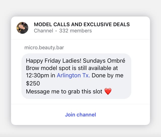 UPDATE: Model Slot has been filled! ❤️
Join my Channel for more slots like these and last minute ope