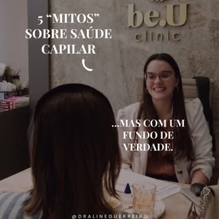 A gente cresce ouvindo várias “verdades” sobre cabelo.

Algumas estão erradas.
Outras estão certas p