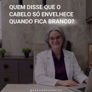 💆‍♀️ Hoje fui pintar a raiz do meu cabelo para cobrir os fios branquinhos e lembrei de um artigo qu