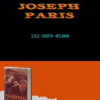 Joseph Paris Naturally simply the best since 1968. Still in operation today, a small business with a