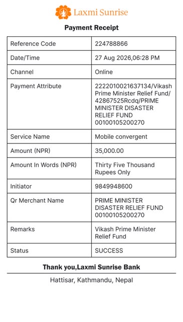 I donated. 
I request you to donate as well.