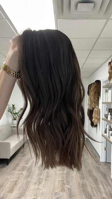 I’ve really been enjoying hair topper “makeovers” lately. This piece was purchased at a different sa