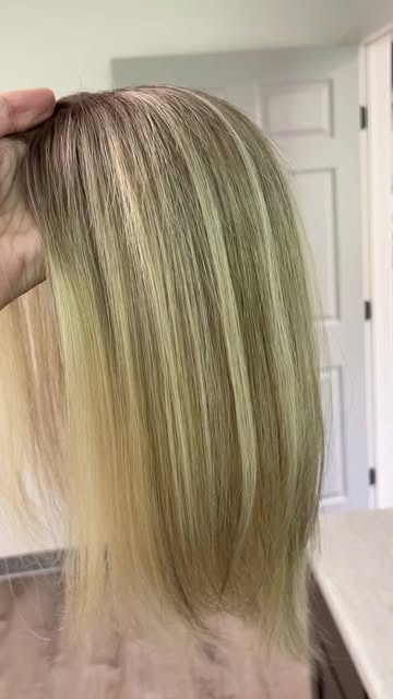 Pov I’m sending you updates of your custom colored hair topper