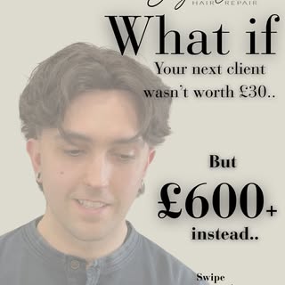 Your already cutting their hair so why not solve the problem your clients already coming in with? 
H