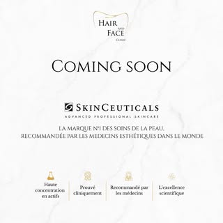 𝐂𝐎𝐌𝐈𝐍𝐆 𝐒𝐎𝐎𝐍

Découvrez prochainement la gamme Skinceuticals dans nos protocoles de soins …