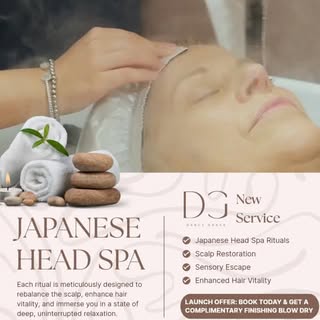 Revitalise your hair, scalp, body and mind with our luxurious NEW Japanese Head Spa treatments. 

🎉