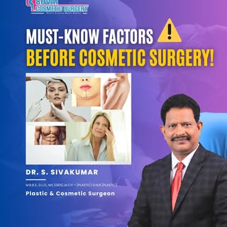 ✨ Thinking of Cosmetic Surgery? ✨
Before you decide, remember these 3 key factors:

1️⃣ Surgeon Fact