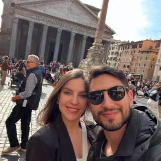 Roma con mi bella donna
