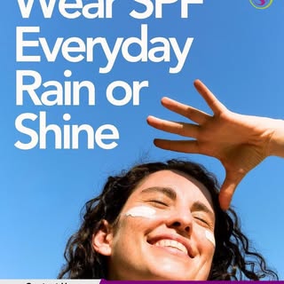 Rain or shine, your skin needs SPF.

UV rays don’t take a day off just because the sky is cloudy. Da