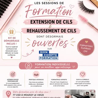 ✨ Donnez un nouvel élan à votre carrière dans l’univers de la beauté ! ✨

Bonne nouvelle ! Mes forma