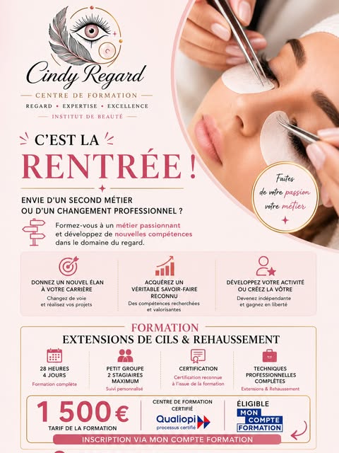 Et si la rentrée était le bon moment pour vous former à un nouveau métier ?

Je suis Cindy, professi
