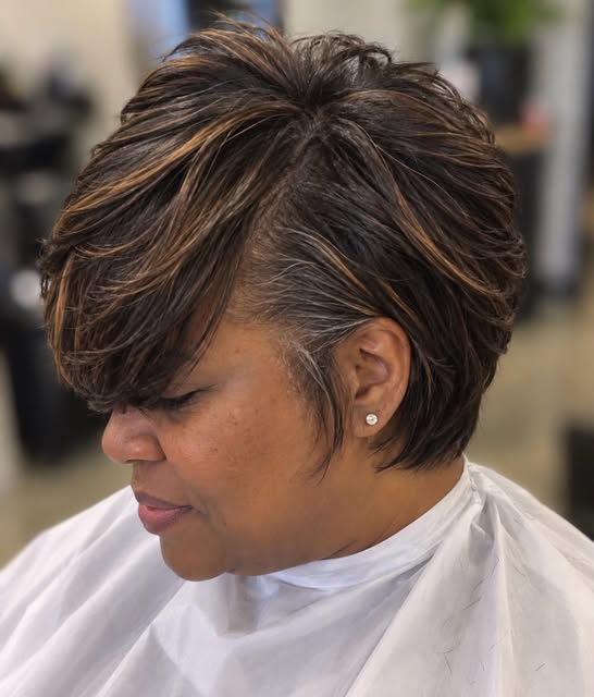 Healthy hair doesn’t have to look the same for every client.

My client wears a combination of natur