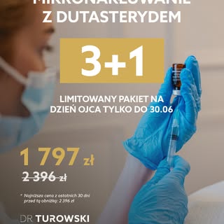 Wasz ulubiony zabieg ostatnich miesięcy teraz w specjalnej promocji z okazji Dnia Ojca! 🔥 Pakiet me