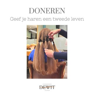Geef je haren een 2e leven en help daarmee rechtstreeks iemand zonder haar!
Wij maken van jouw gedon