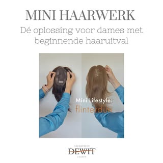 Nieuw in onze Ready To Wear-collectie: de Mini Lifestyle.

Een flinterdun haarwerkje dat dé oplossin