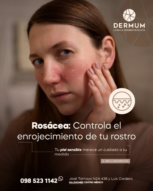 Las rojeces repentinas, la sensación de calor y la sensibilidad extrema son señales de una piel que 