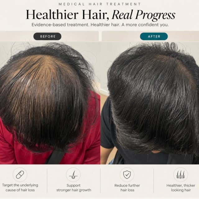 Healthy hair starts with understanding the cause. 

Hair loss treatment isn’t one-size-fits-all. The
